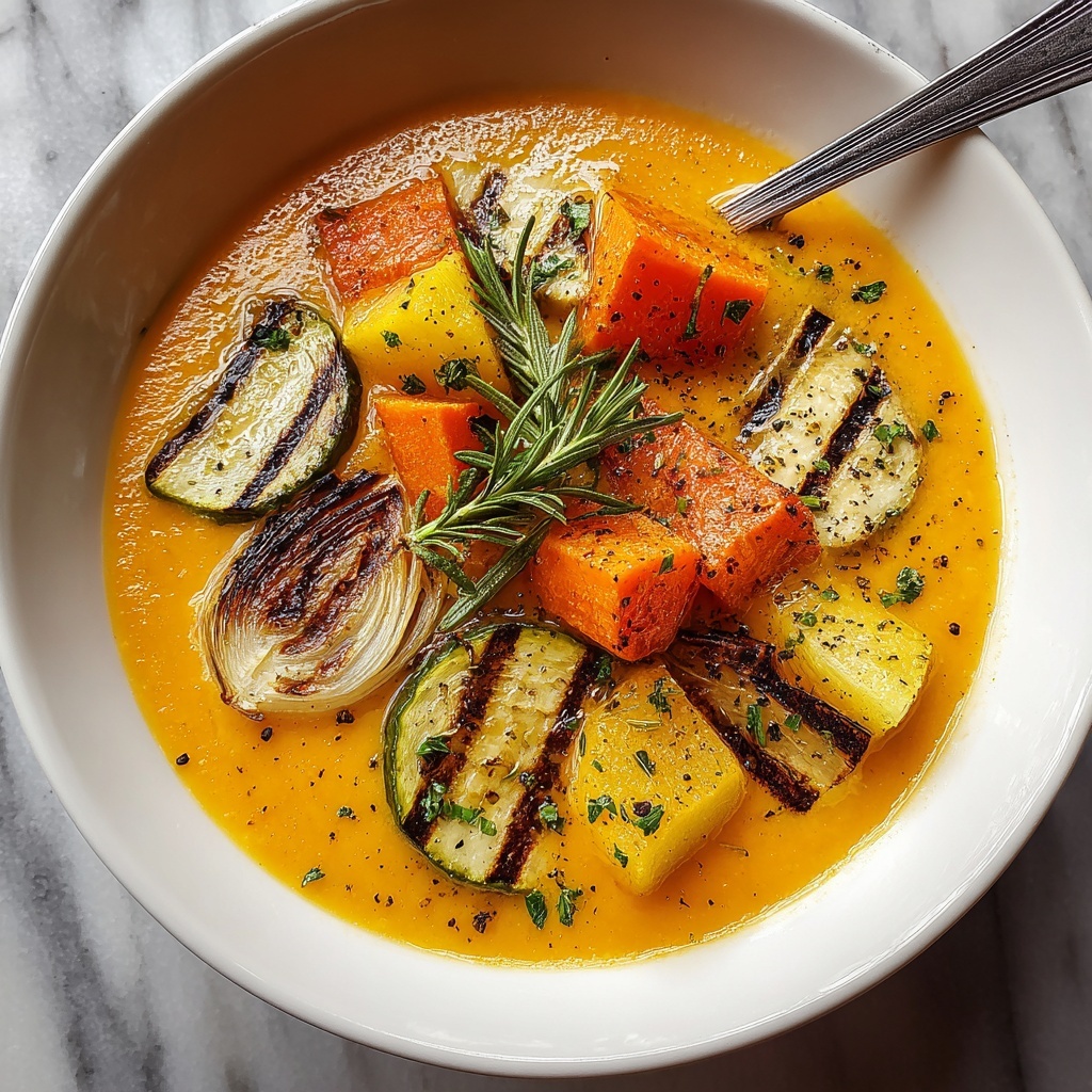 Roasted Winter Vegetable Soup Recipe - Recipe Image