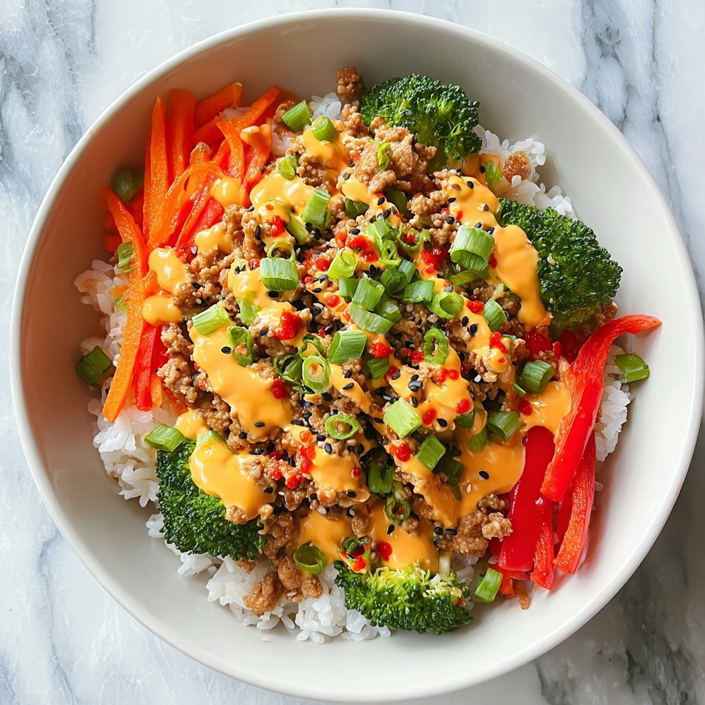 Bang Bang Ground Turkey Rice Bowls Recipe - Recipe Image