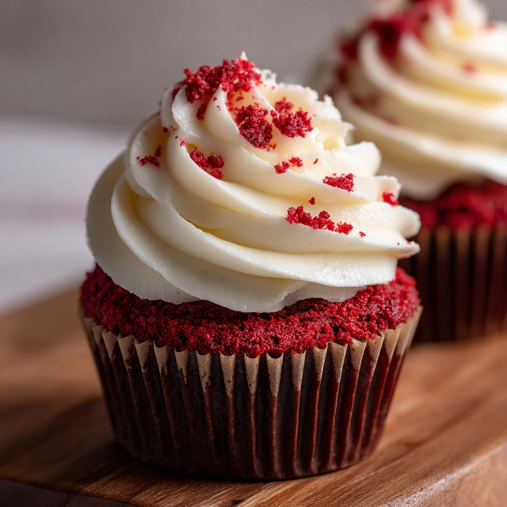 Red Velvet Cookie Cups with Cream Cheese Frosting Recipe - Recipe Image
