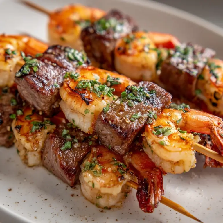 Steak and Shrimp Kabobs Recipe