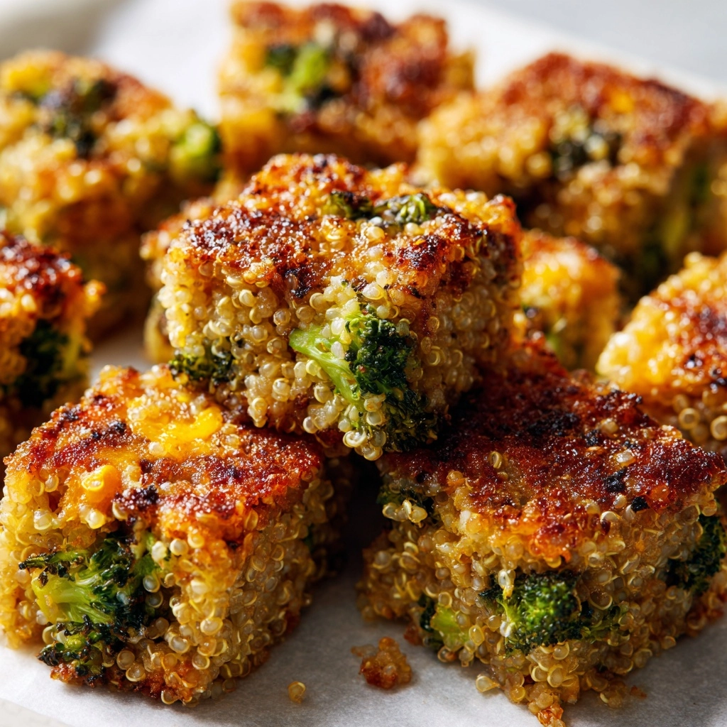 Broccoli Cheddar Quinoa Bites Recipe - Recipe Image