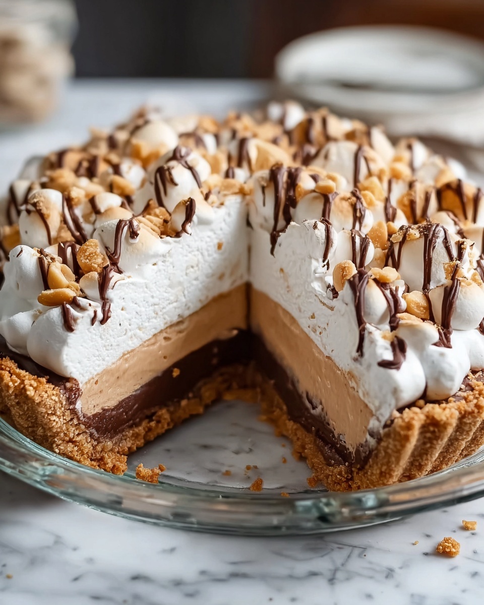 No-Bake Peanut Butter Pie Delight Recipe - Recipe Image