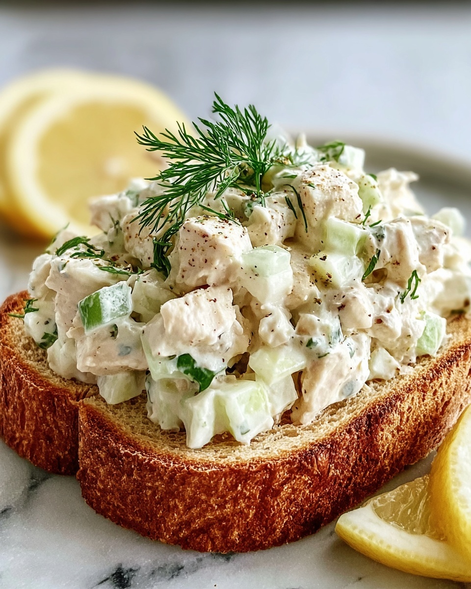 High-Protein Cottage Cheese Chicken Salad Recipe - Recipe Image