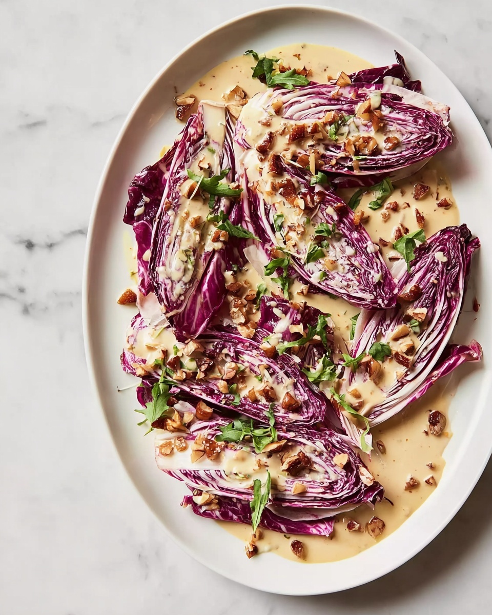 Radicchio Salad with Crème Fraîche Vinaigrette and Toasted Hazelnuts Recipe - Recipe Image