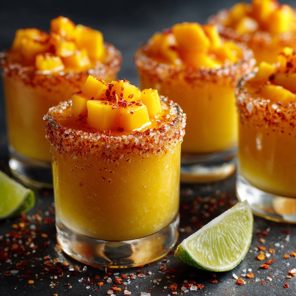 Chile Mango Mexican Candy Shots: A Bold and Fun Party Drink Recipe - Recipe Image