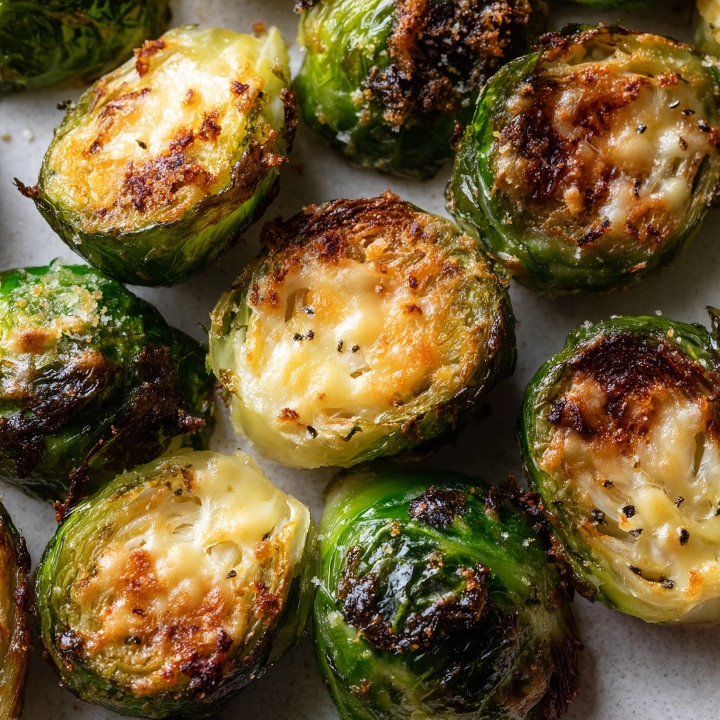 Garlic Parmesan Roasted Brussels Sprouts Recipe - Recipe Image
