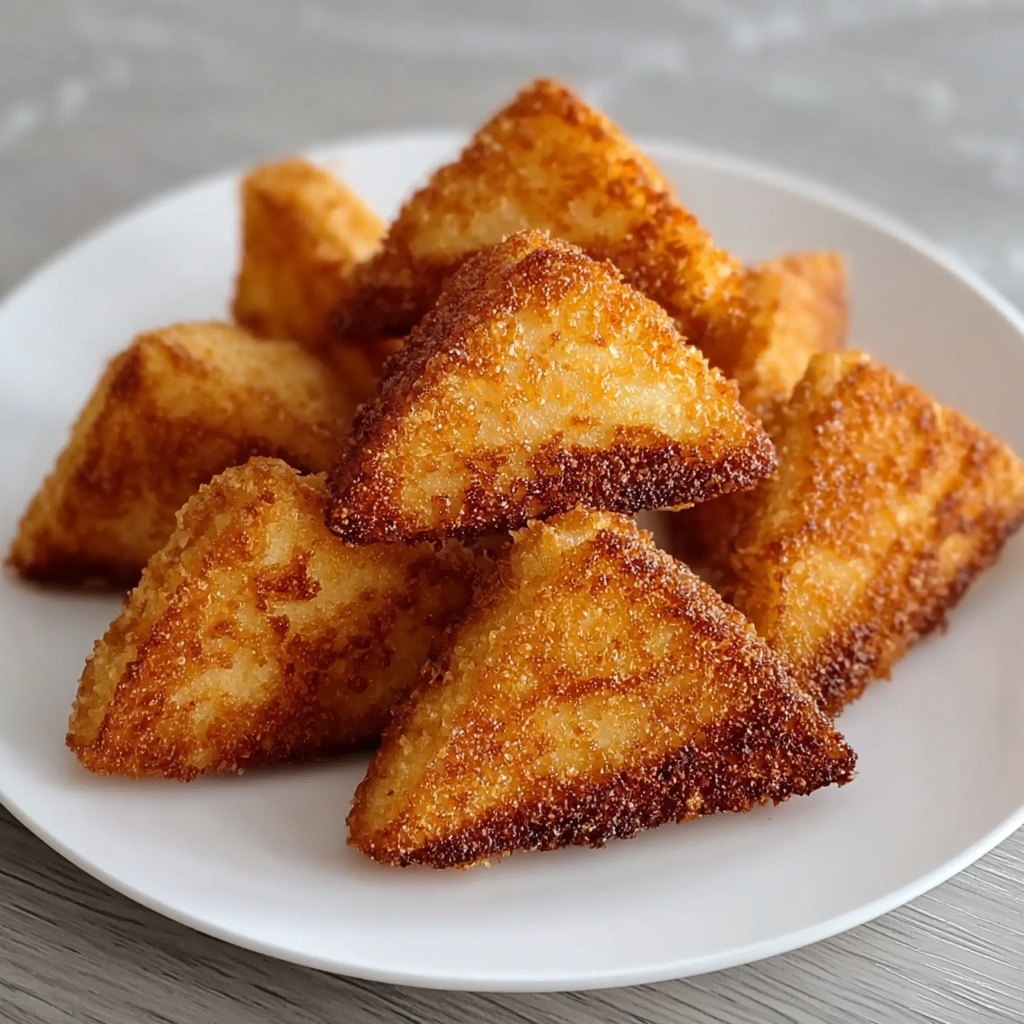 Irresistibly Easy Fried Shrimp Toast: A Crunchy Delight Recipe - Recipe Image