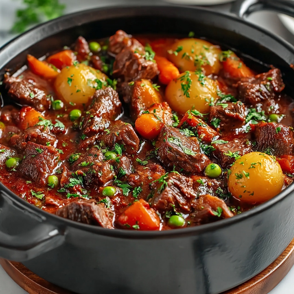 Irresistibly Cozy: Tuscan Beef Casserole Delight Recipe - Recipe Image