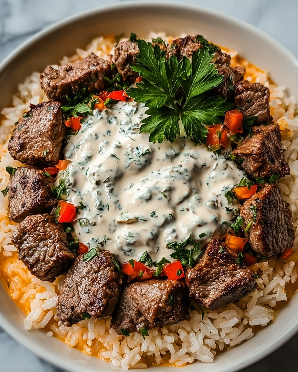 Steak Queso Rice: The Ultimate Comfort Food Recipe - Recipe Image