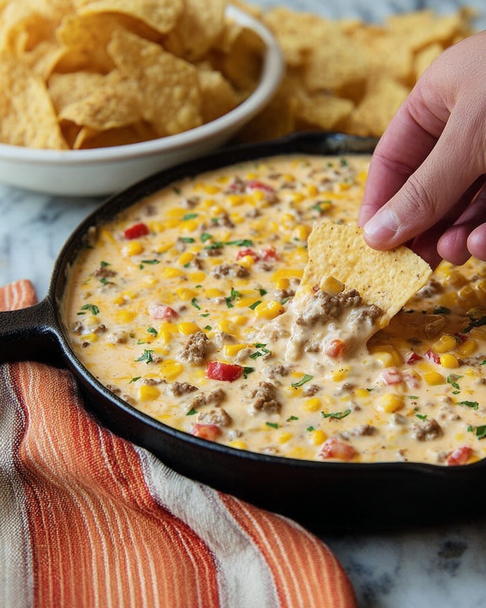 Cheesy Sausage Dip Recipe - Recipe Image