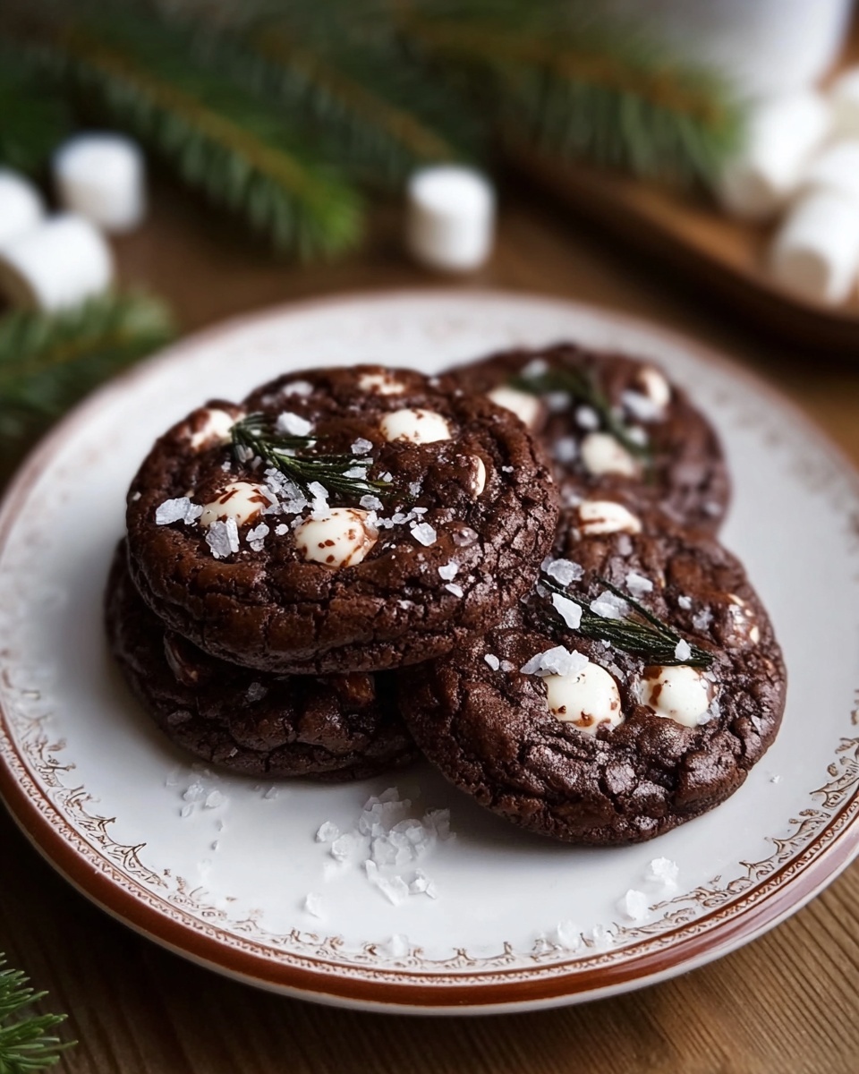 Hot Chocolate Cookies with Marshmallow Stuffing Recipe - Recipe Image