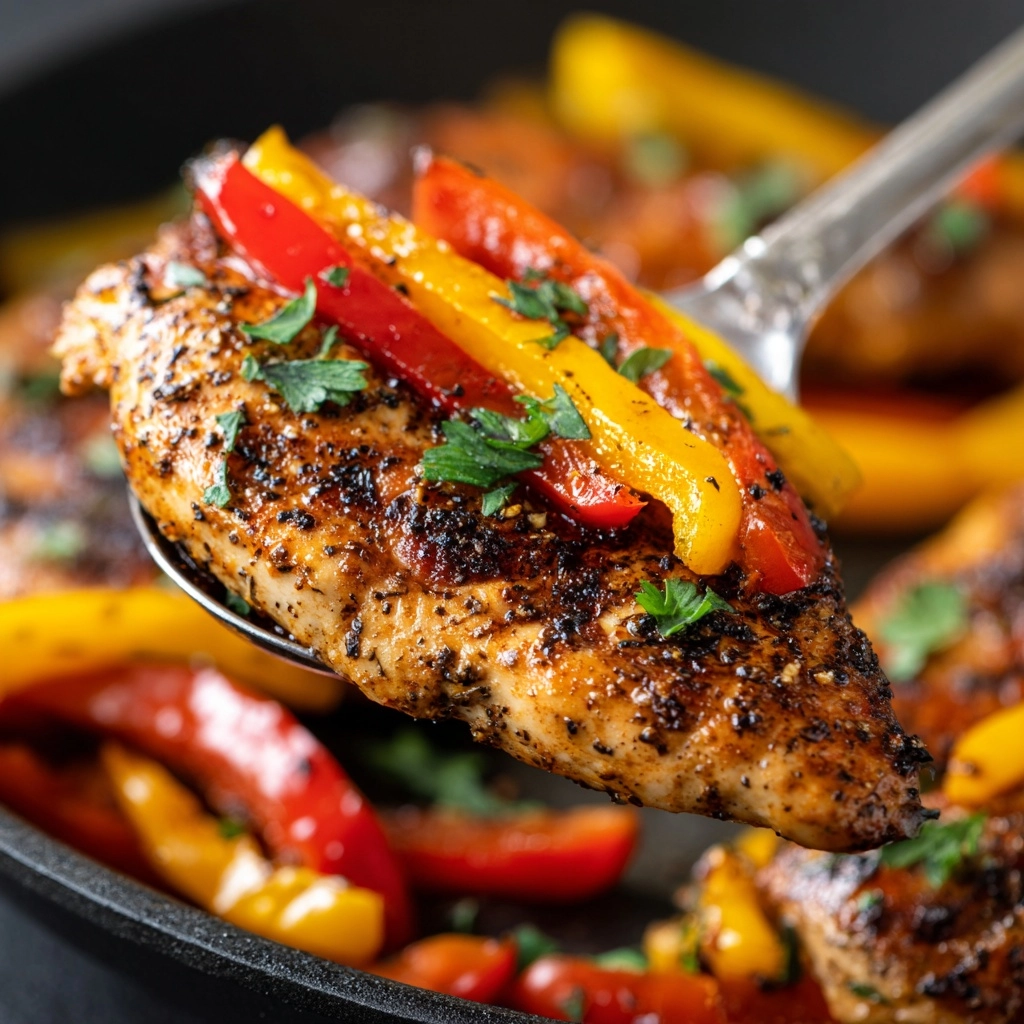 Balsamic Chicken and Peppers Recipe - Recipe Image