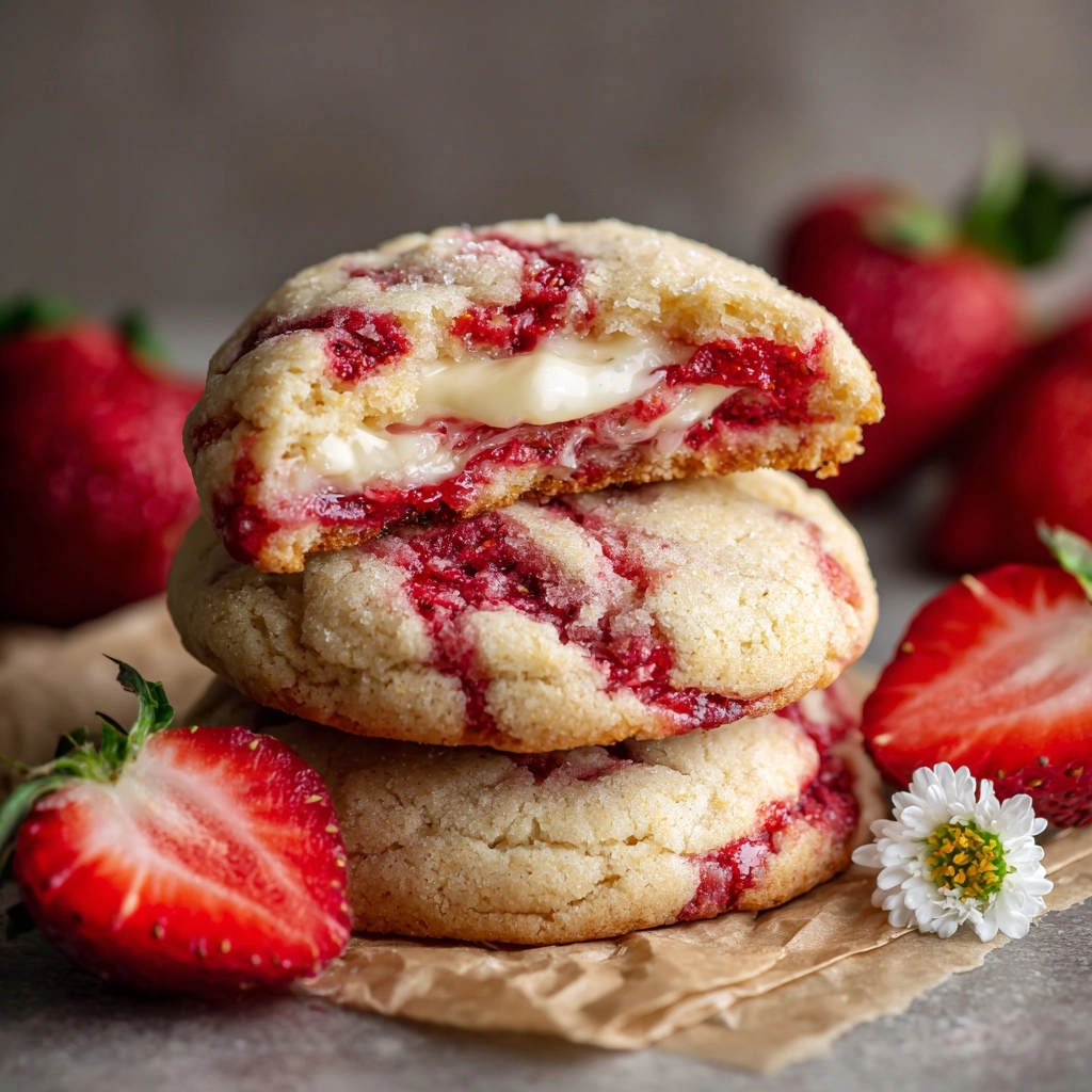 Strawberry Cheesecake Cookies Recipe - Recipe Image