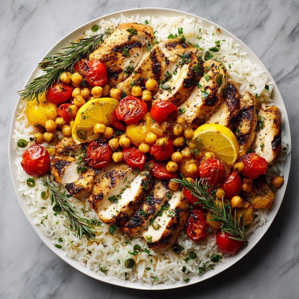 Greek Chicken and Lemon Rice Recipe - Recipe Image