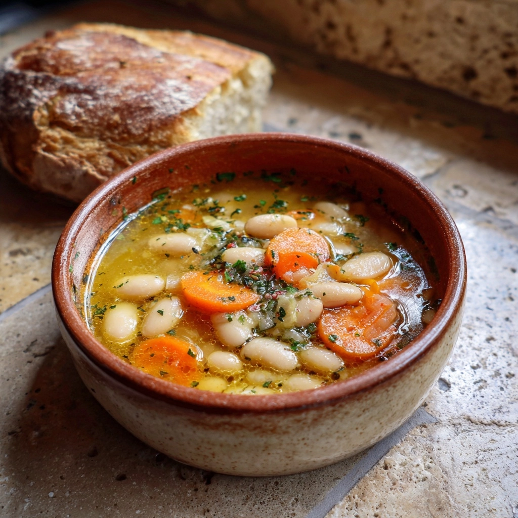 Great Northern Bean Soup with Carrots Recipe - Recipe Image