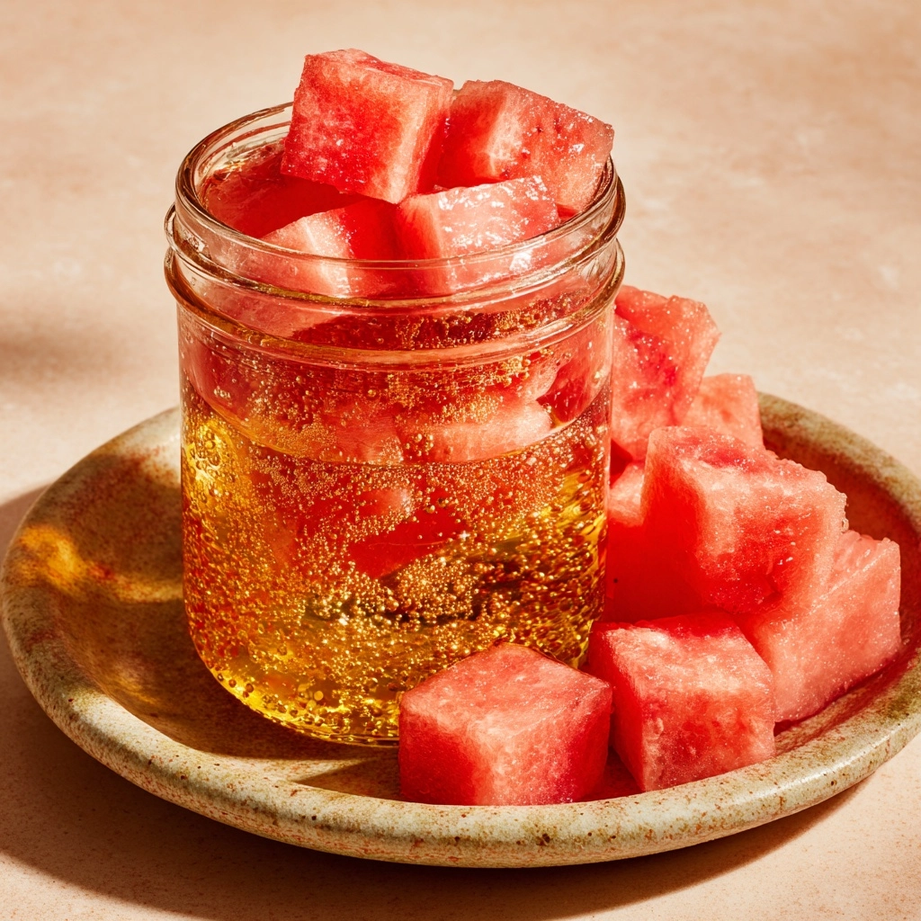 Watermelon Honey (Homemade Watermelon Syrup) Recipe - Recipe Image