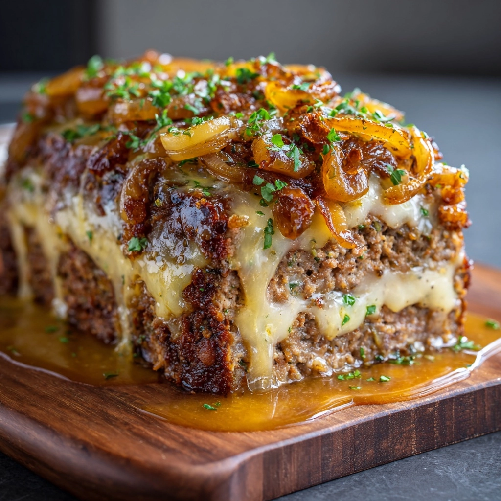 French Onion Meatloaf Recipe - Recipe Image