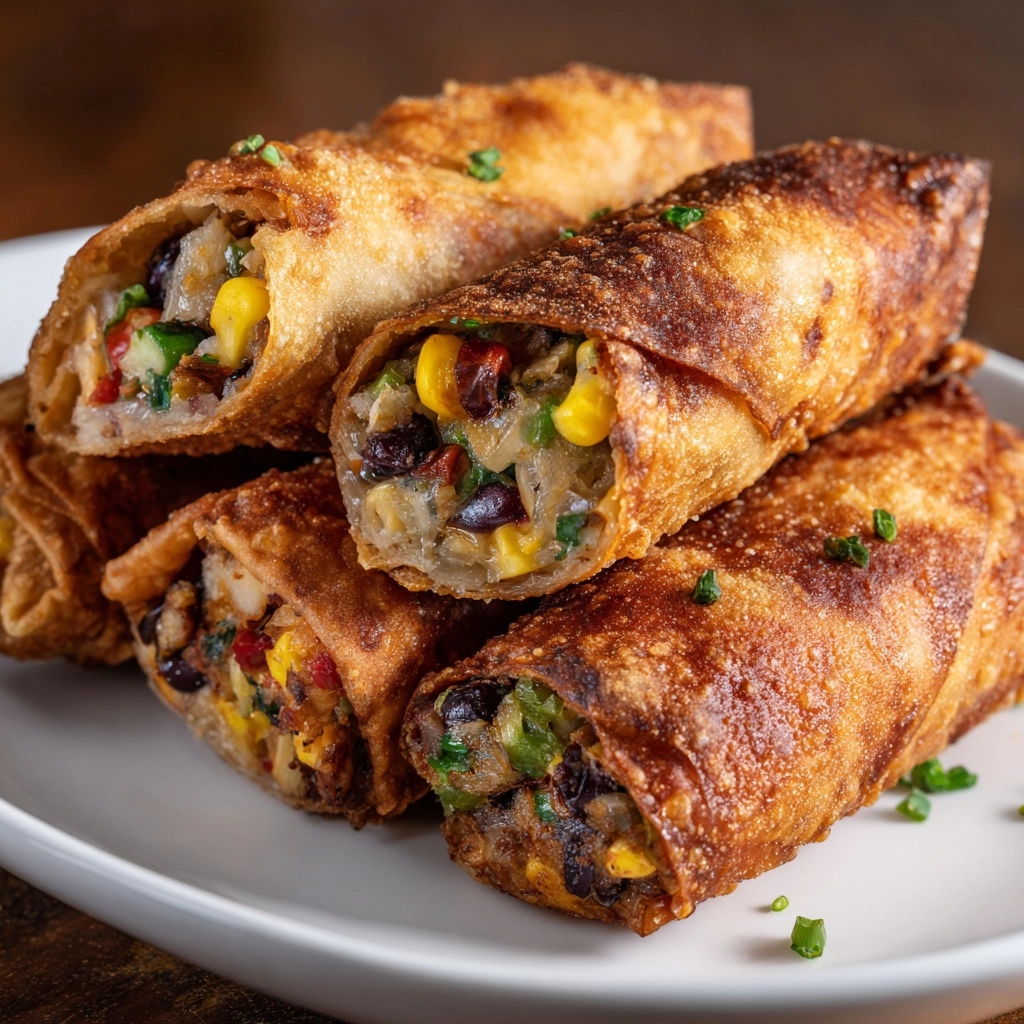 Mini Jalapeno Popper Egg Rolls Recipe - Recipe Image