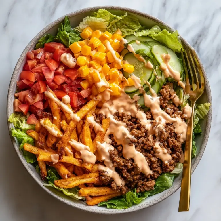 Beef Burger Bowl Recipe