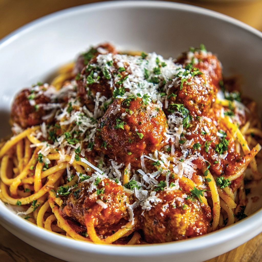 Instant Pot Spaghetti and Meatballs Recipe - Recipe Image