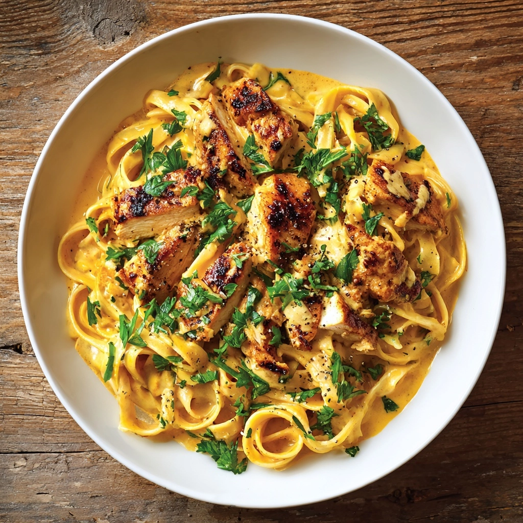 Cowboy Butter Chicken Linguine Recipe - Recipe Image