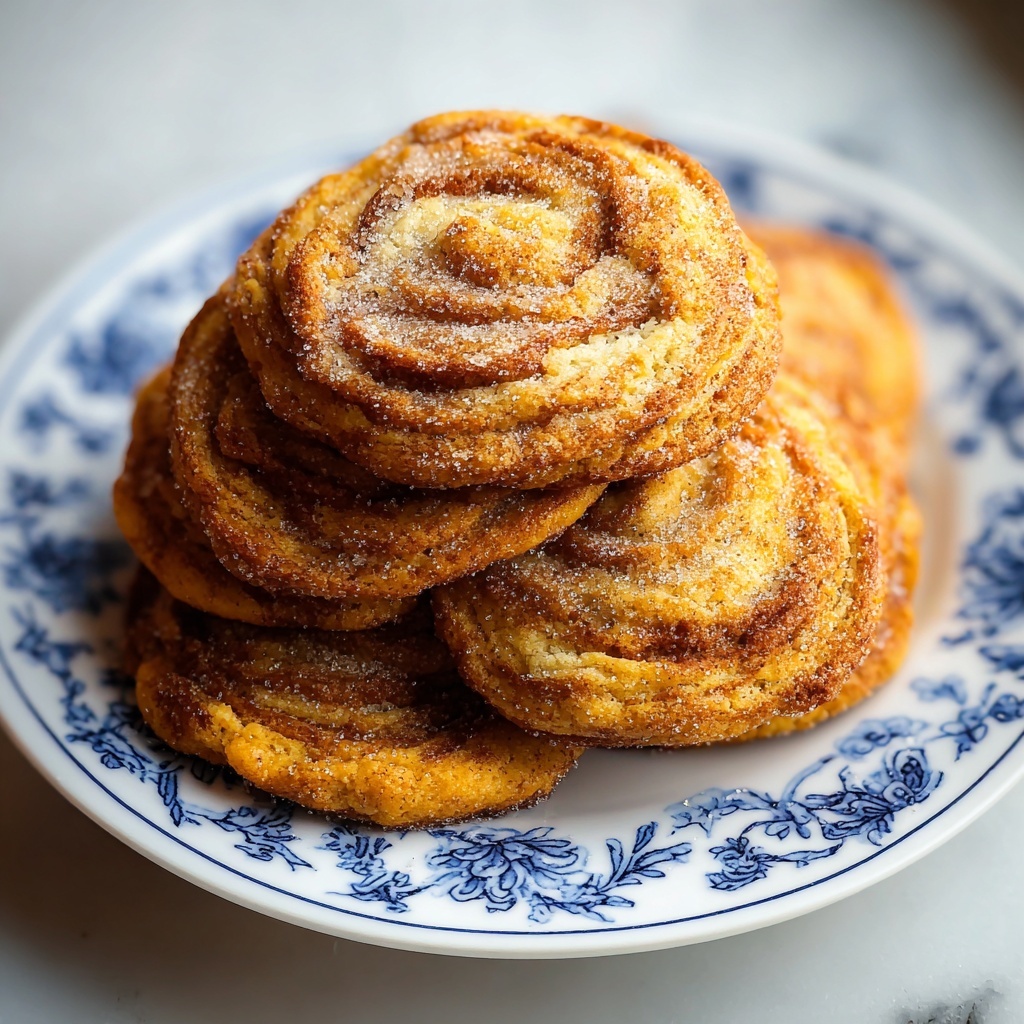 Chewy Pumpkin Snickerdoodle Cookies Recipe - Recipe Image