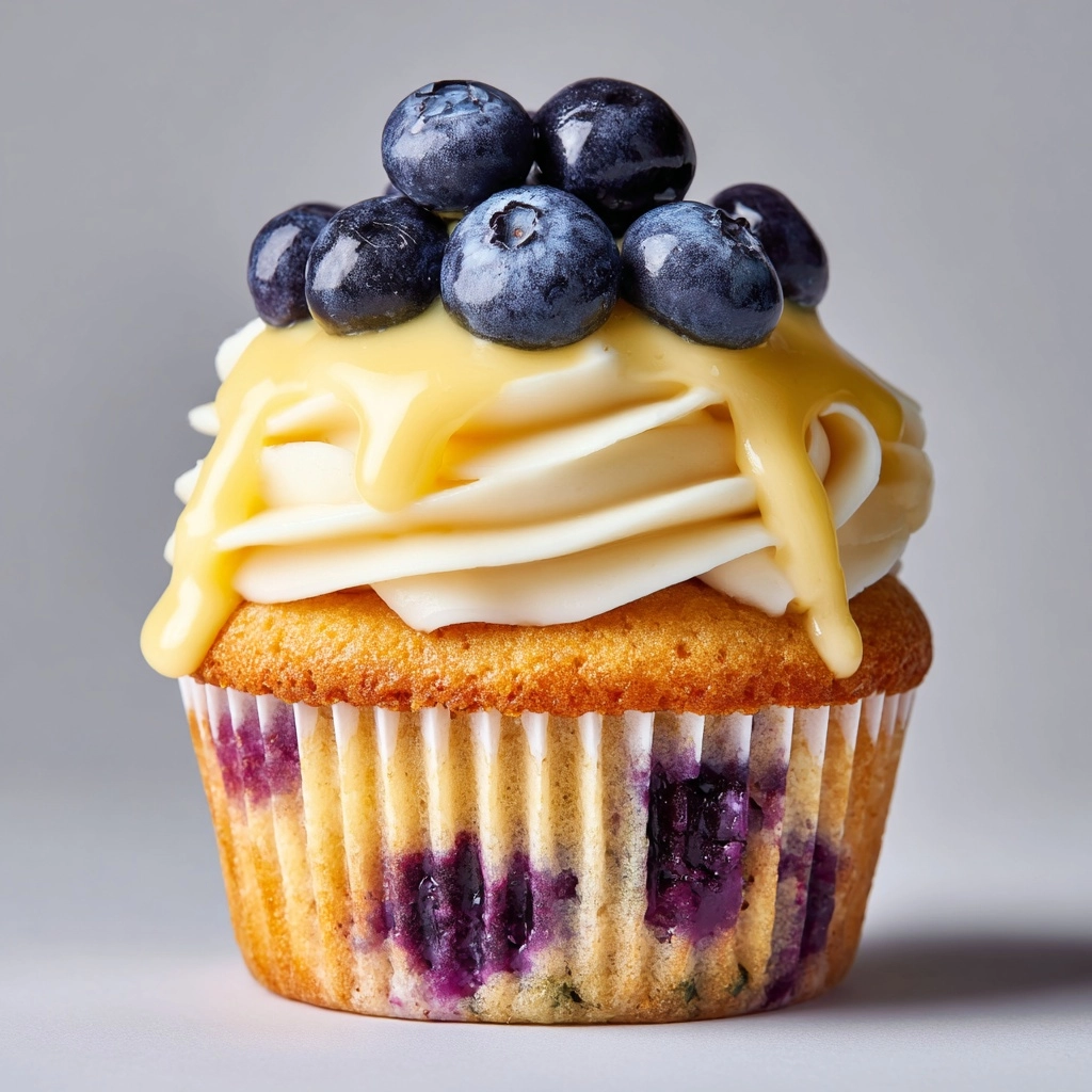 Lemon Blueberry Cupcakes Recipe - Recipe Image