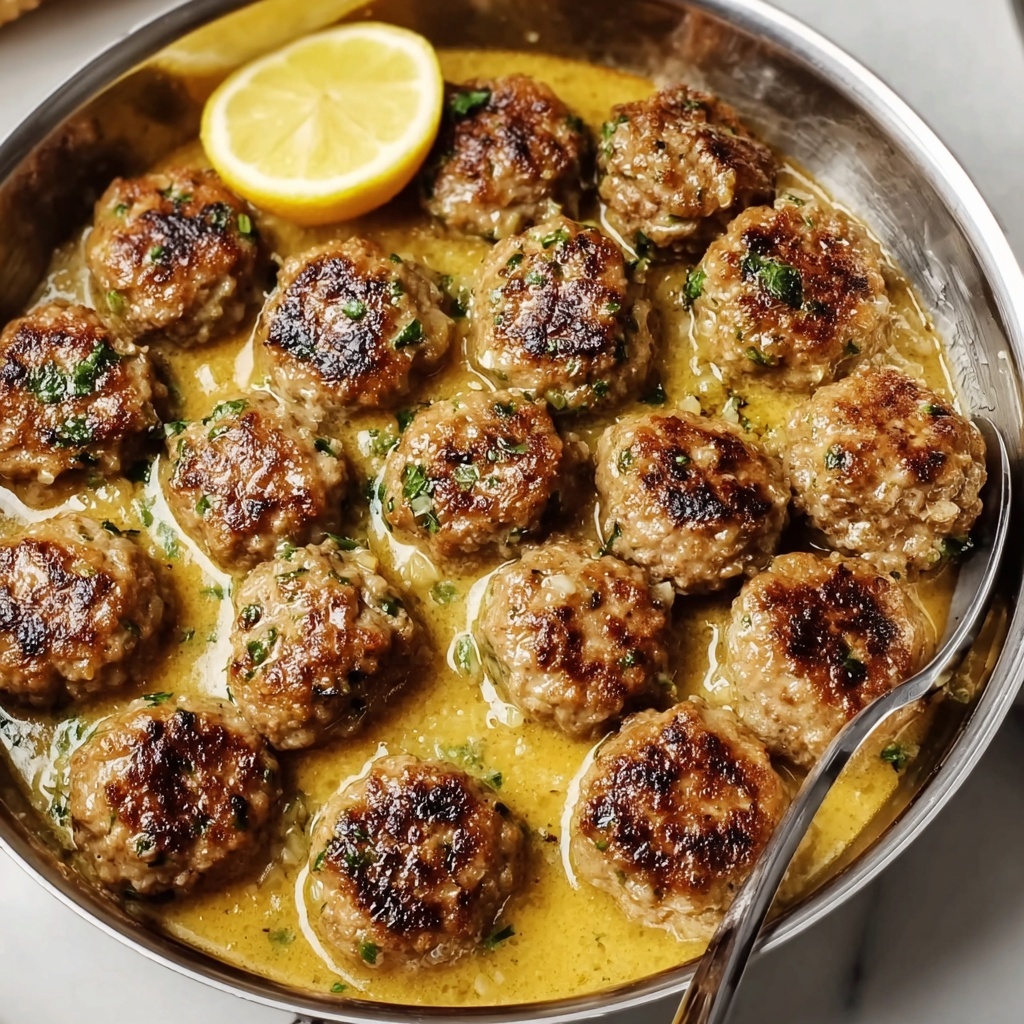 Tender Meatballs in Lemon Sauce Recipe - Recipe Image