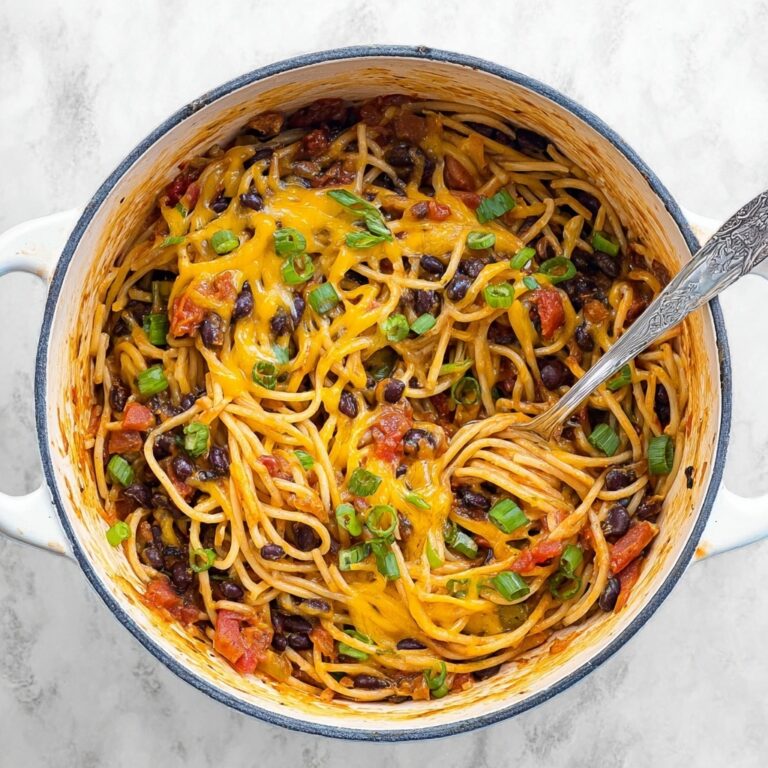 One-Pot Black Bean Taco Spaghetti Recipe