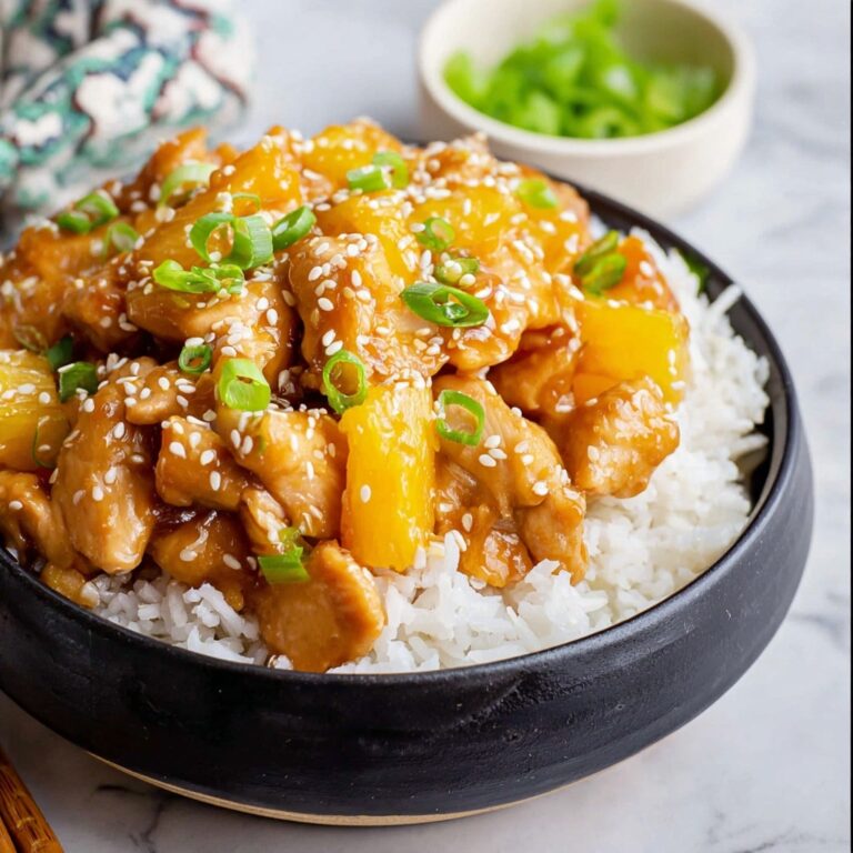 Slow Cooker Honey Garlic Chicken with Pineapple Recipe
