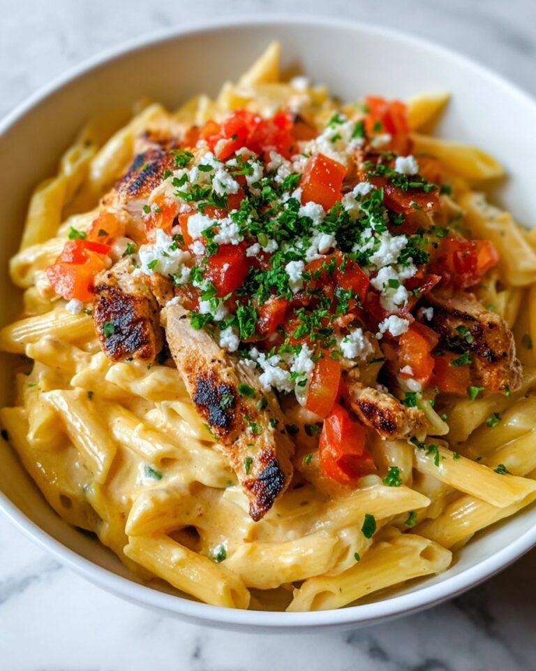 One Pot Taco Chicken Alfredo Pasta Recipe