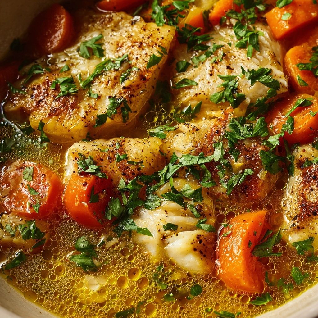 Zesty Coconut Lime Fish Soup Recipe - Recipe Image