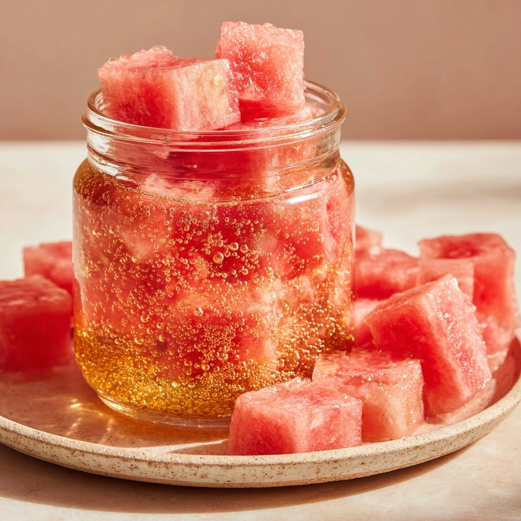 Watermelon Honey (Homemade Watermelon Syrup) Recipe - Recipe Image