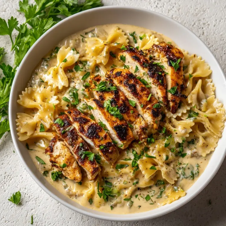 Creamy Garlic Parmesan Chicken Pasta Recipe
