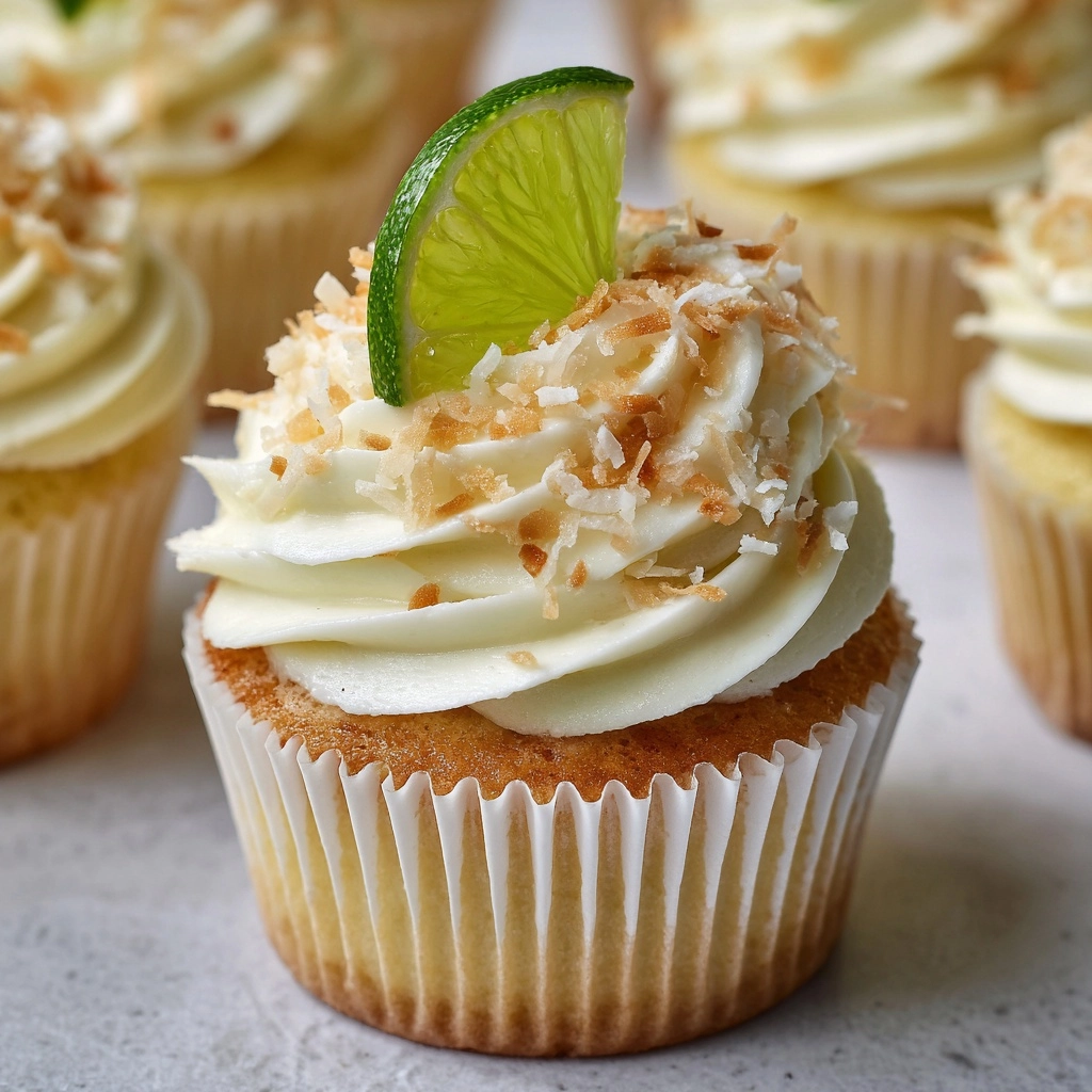 Coconut Lime Cupcakes Recipe - Recipe Image