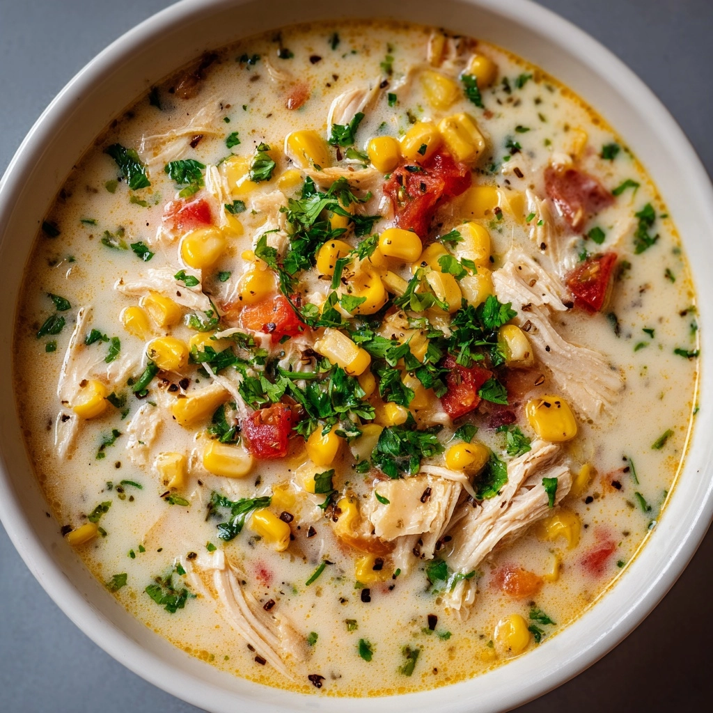 Mexican Street Corn White Chicken Chili Recipe - Recipe Image