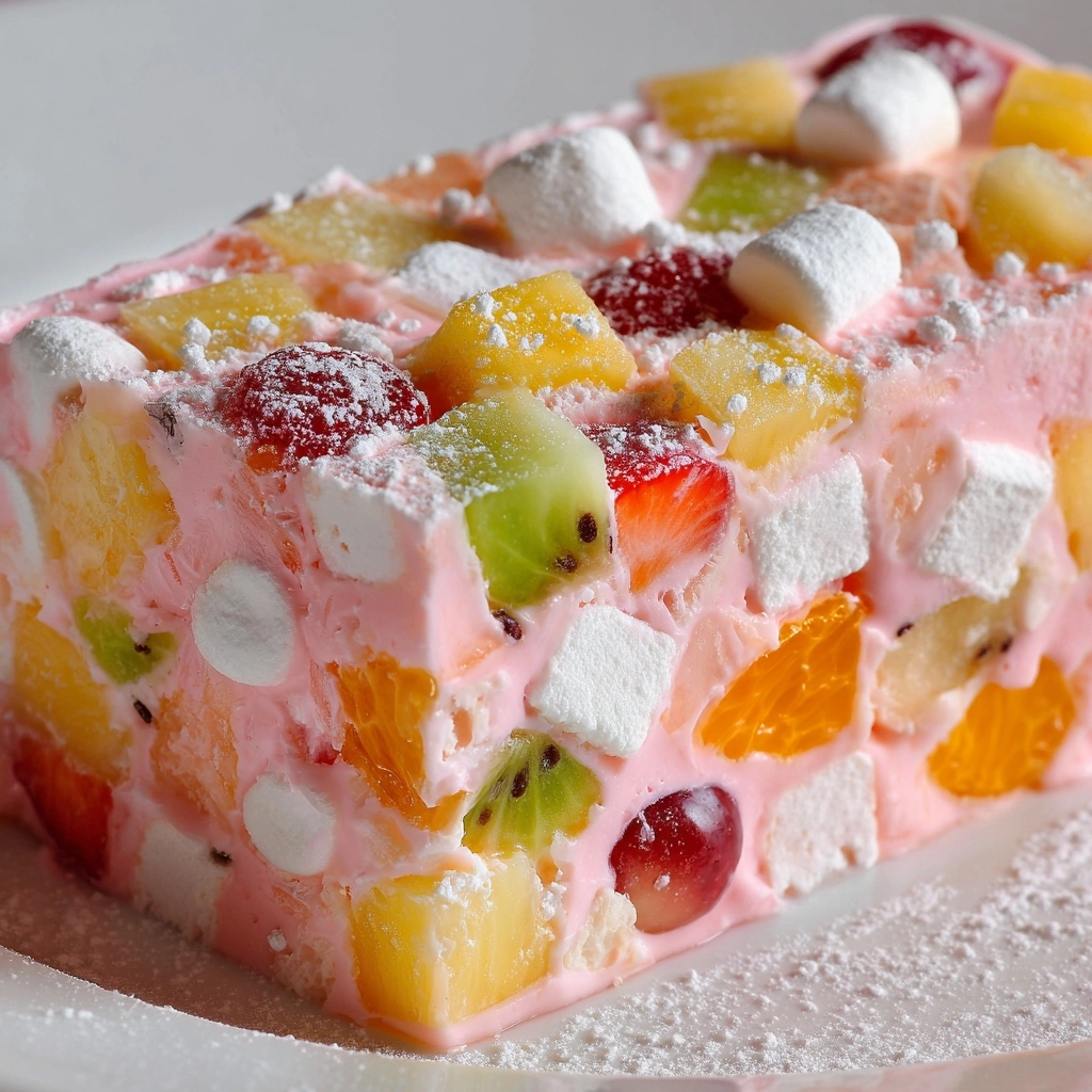 Easter Cheesecake Fruit Fluff Recipe - Recipe Image