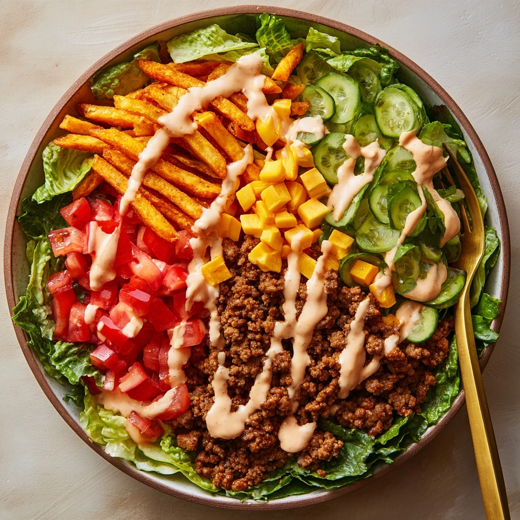Beef Burger Bowl Recipe - Recipe Image