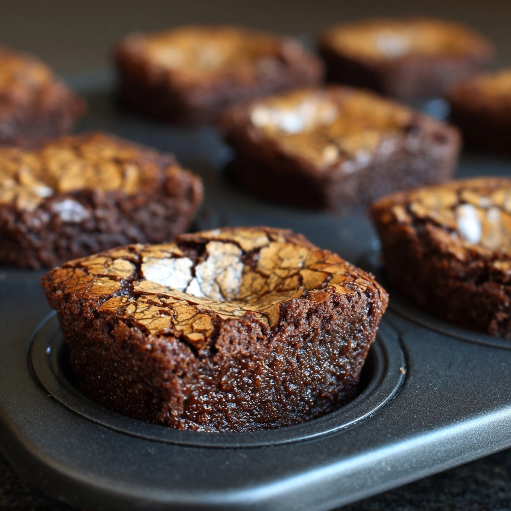 Crispy Edge Brownie Bites Recipe - Recipe Image