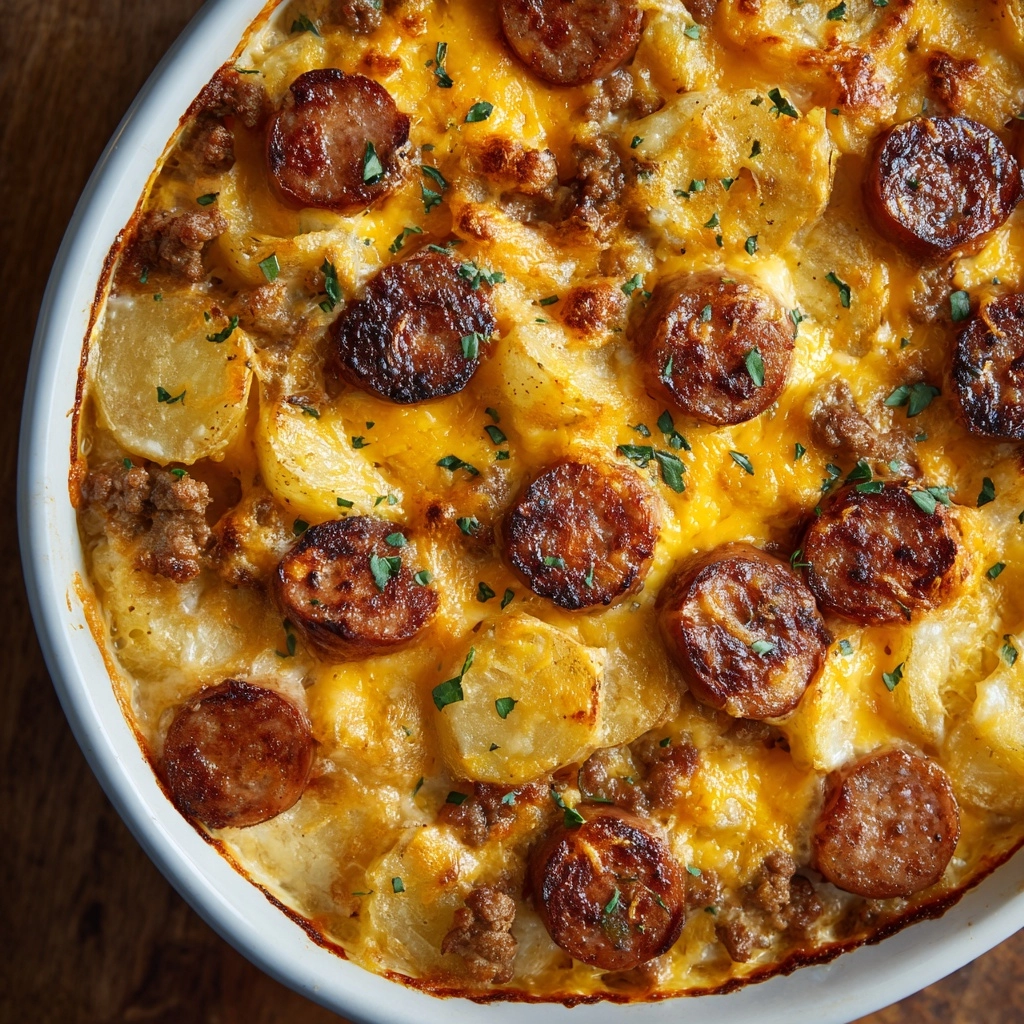 Cheesy Sausage & Hashbrown Casserole Recipe - Recipe Image
