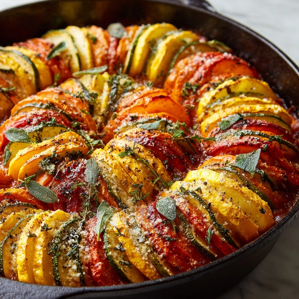 Baked Herb and Cheese Squash Casserole Recipe - Recipe Image