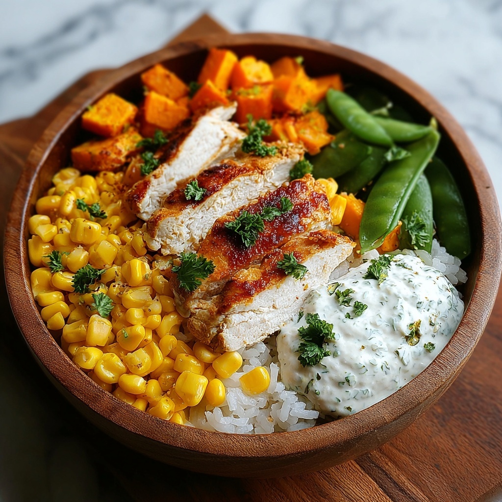 Street Corn Chicken Rice Bowl Recipe - Recipe Image