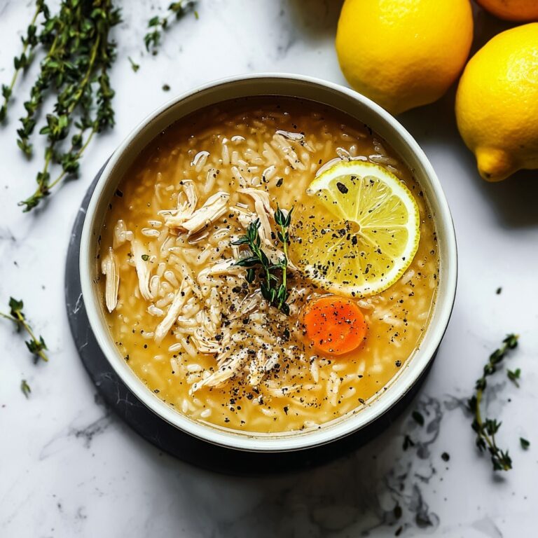 Mediterranean Lemon Chicken Soup Recipe