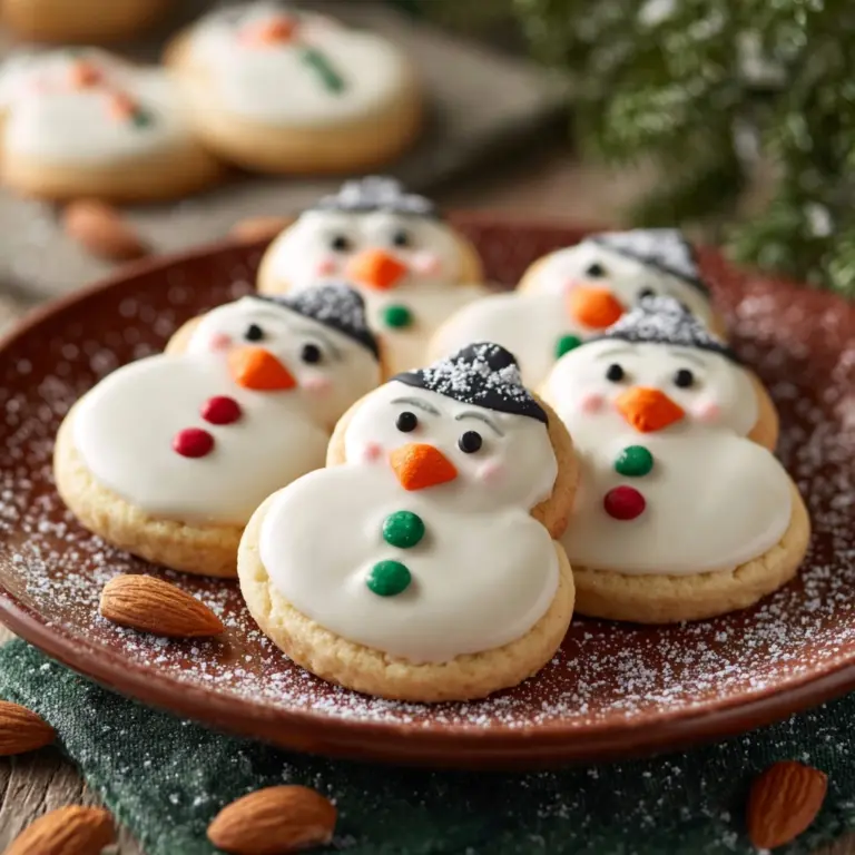 Melted Snowman Cookies Recipe