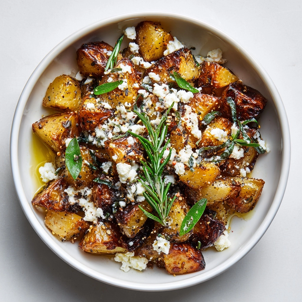 Baked Feta Potatoes Recipe - Recipe Image