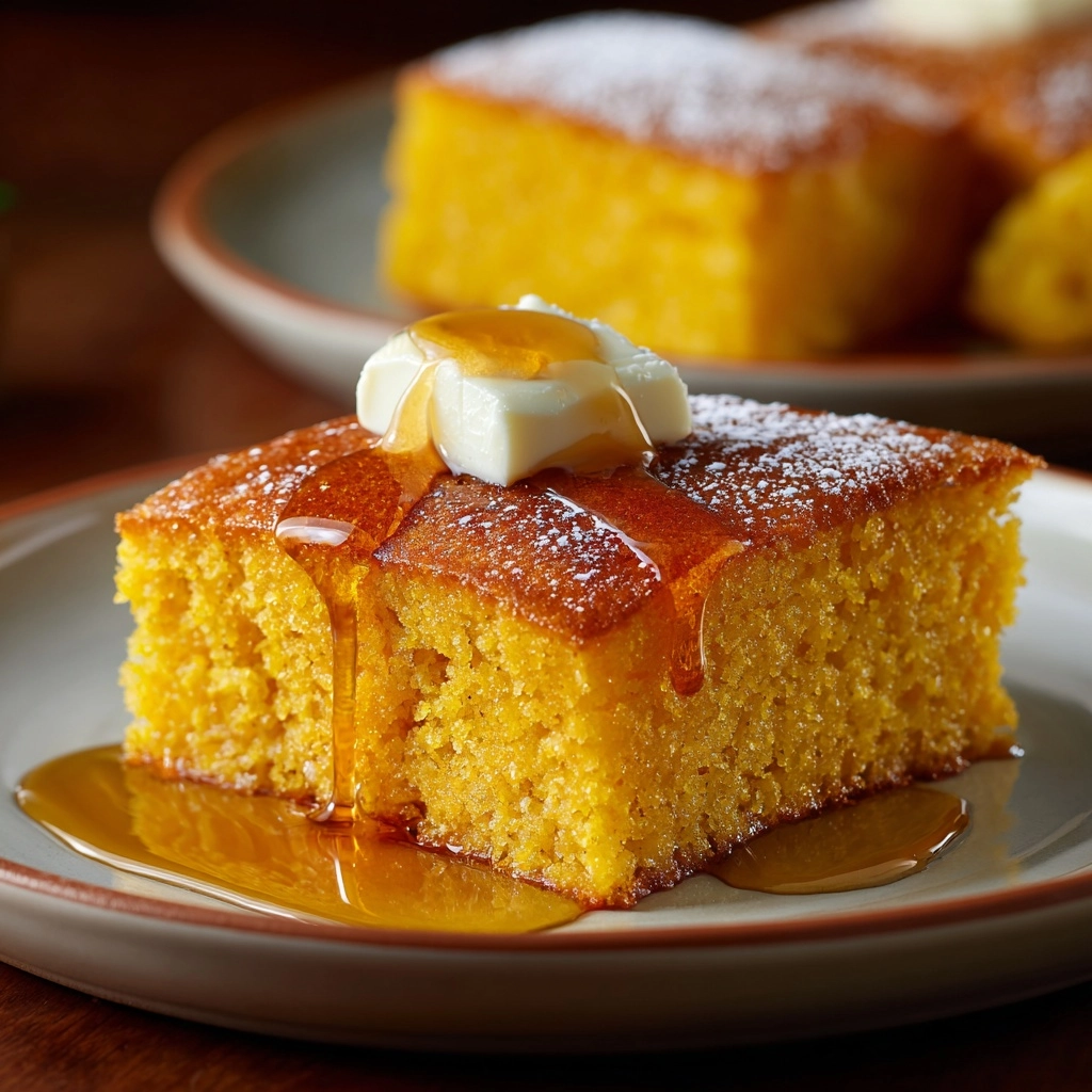 Honey Butter Sweet Potato Cornbread Recipe - Recipe Image
