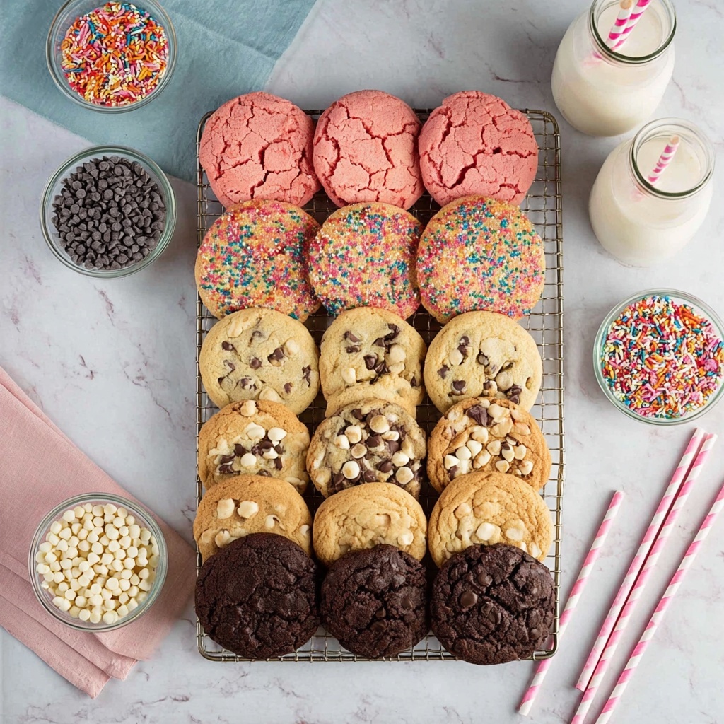 Cake Mix Cookies with Sprinkles, Nuts, and Chocolate Chips Recipe - Recipe Image