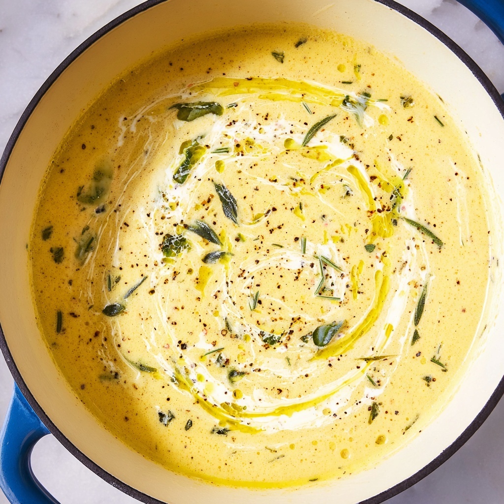 Creamy Potato Leek Soup with Fresh Thyme and Sour Cream Recipe - Recipe Image