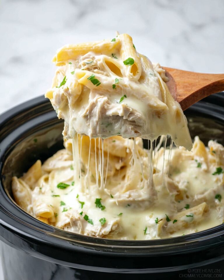 Crock Pot Chicken Alfredo Casserole Recipe