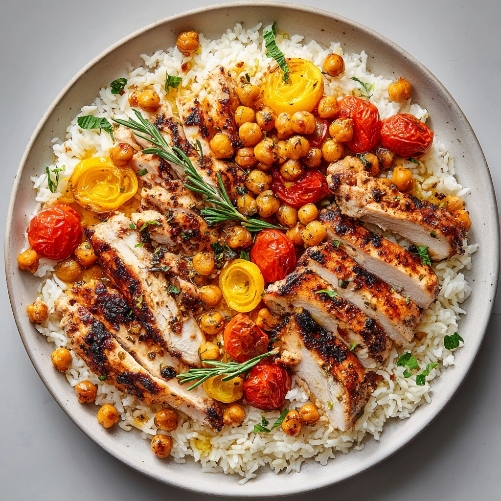 Greek Chicken and Lemon Rice Recipe - Recipe Image